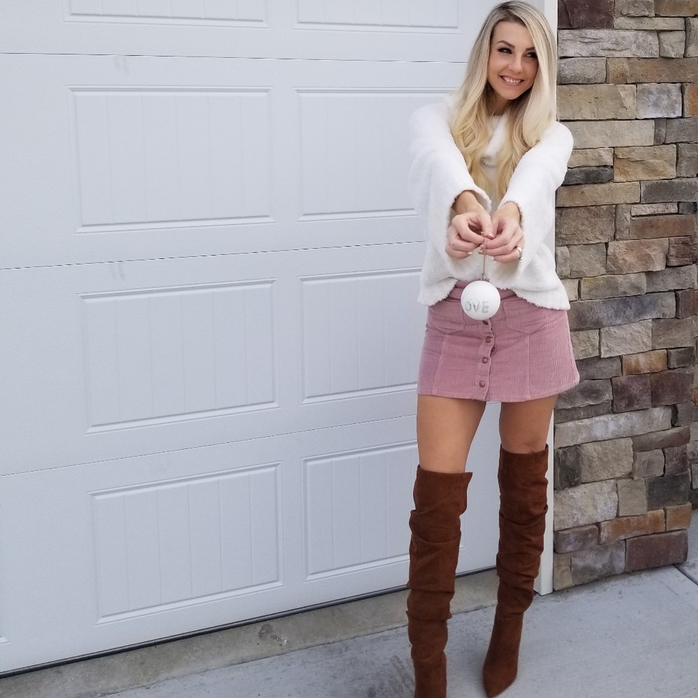 Mini Corduroy Skirt